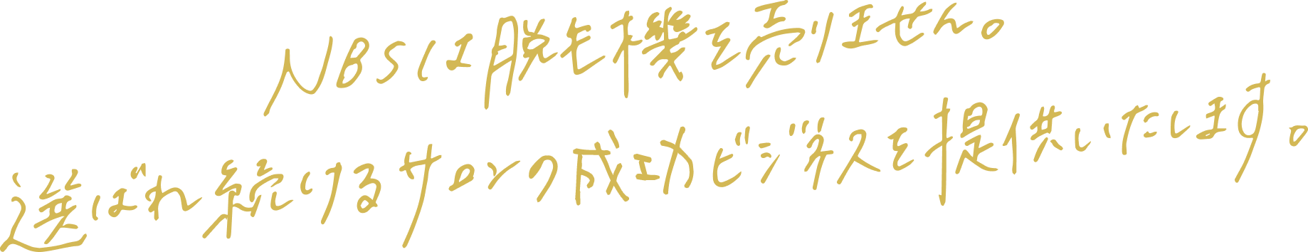 NBSは脱毛機をうりません。選ばれ続けるサロンの脱毛ビジネスを提供いたします。